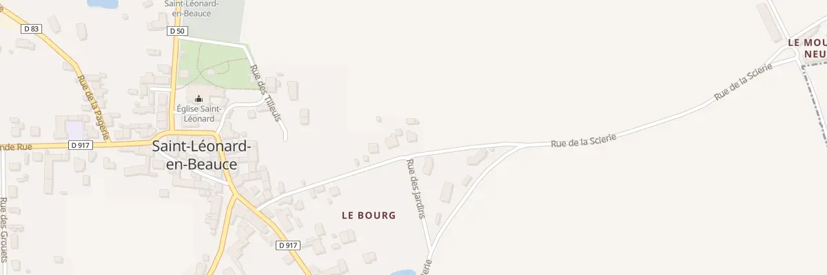 Plan du 3 Rue des Jardins à Saint-Léonard-en-Beauce