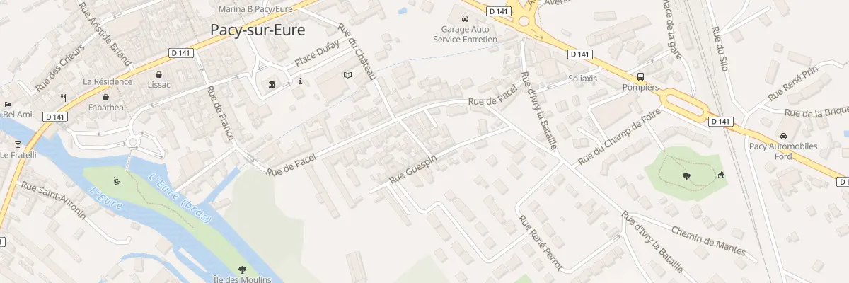 Plan du 1B Rue Guespin à Pacy-sur-Eure