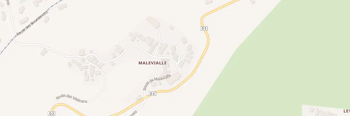 Plan du 170 Rte De Malevialle à Saint-Aulaire