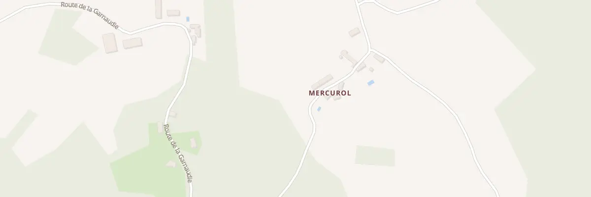 Plan du 5 Mercurol à Borrèze