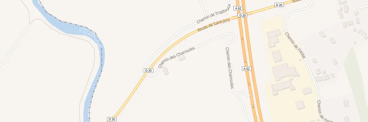 Plan du 136 Charroules à Saint-Sauveur