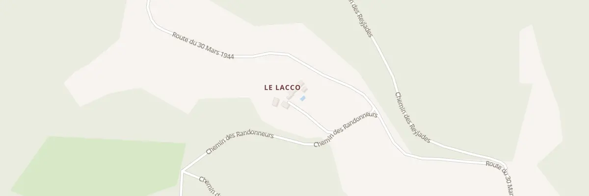 Plan du 166 Le Lacco à Nadaillac
