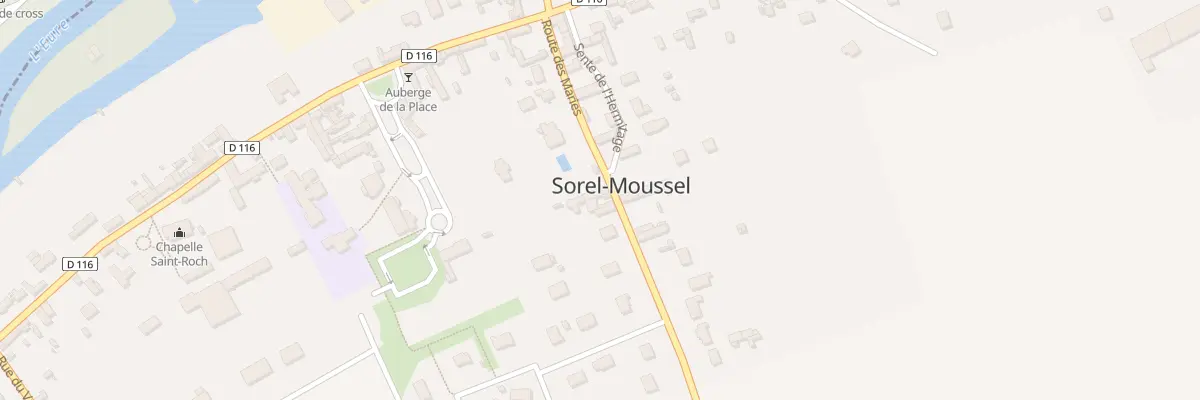 Plan du 14 Rte des Maries à Sorel-Moussel