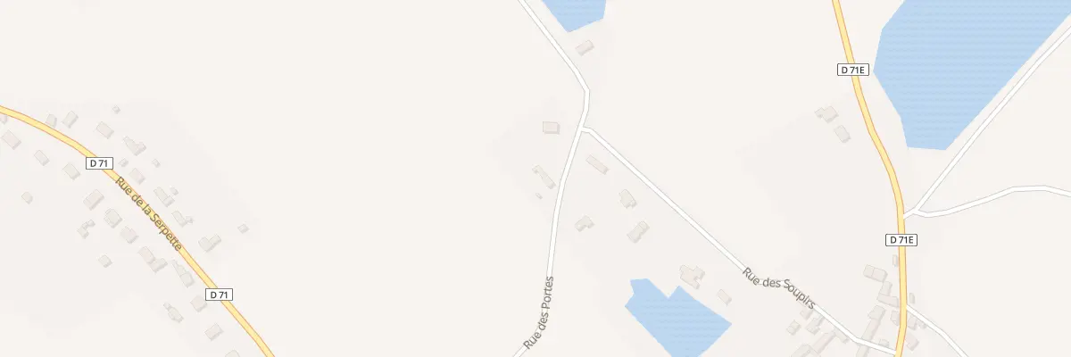 Plan du 13 Rue des Portes à Fains