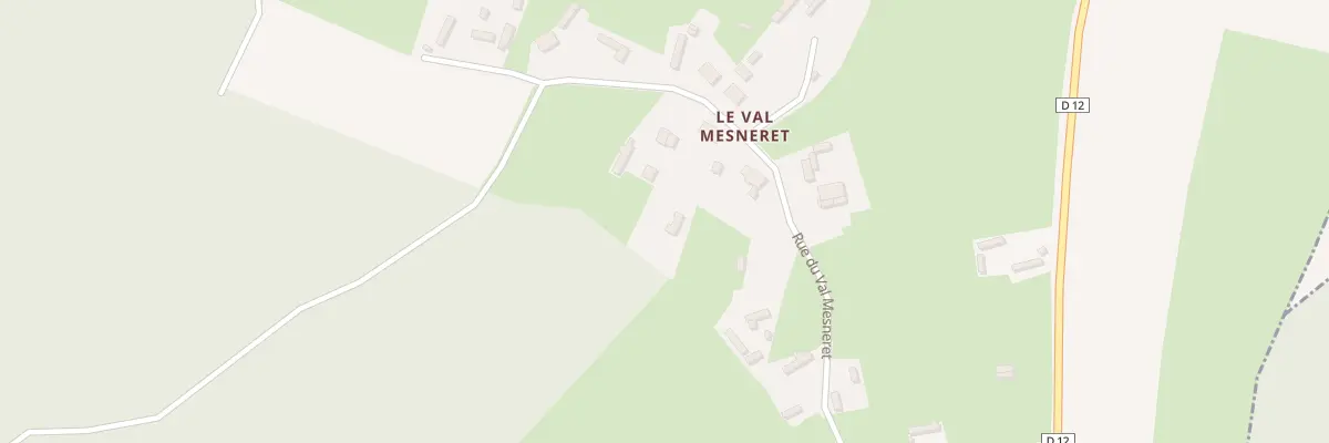 Plan du 5025 Le Valmesneret à Croixdalle