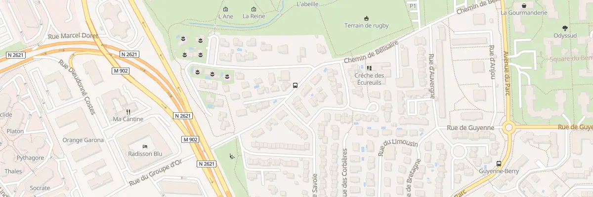 Plan du 50 Rue de Savoie à Blagnac
