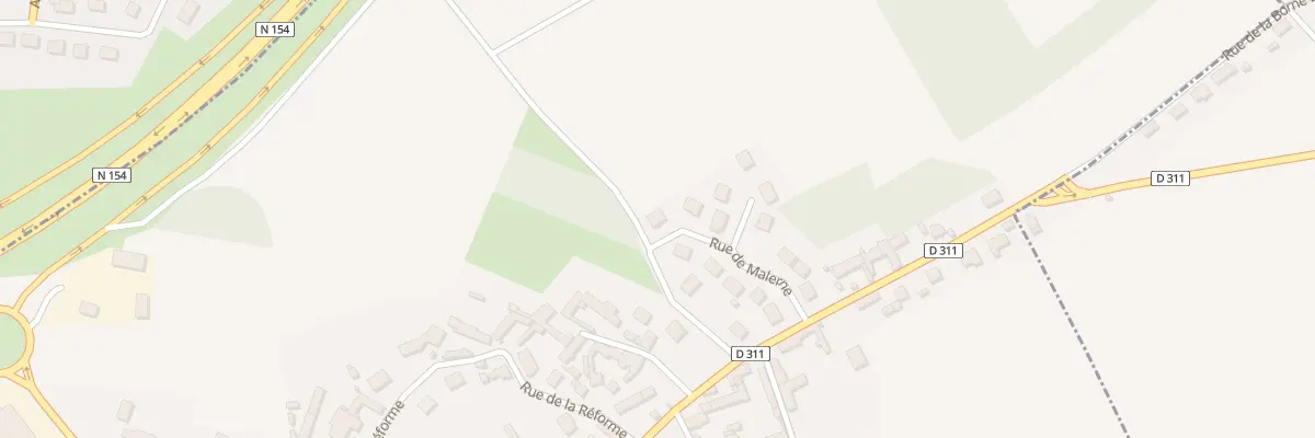 Plan du 10 Rue de Malerne à Vernouillet