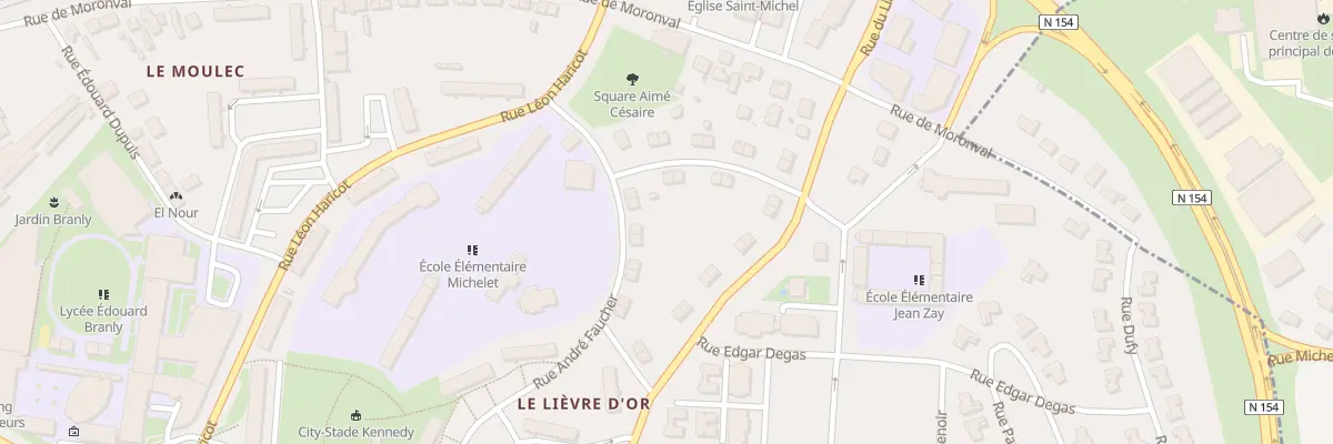 Plan du 24 Rue André Faucher à Dreux
