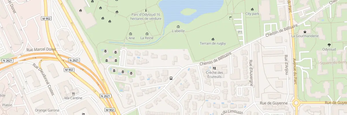 Plan du 2 Che des Nauzes à Blagnac
