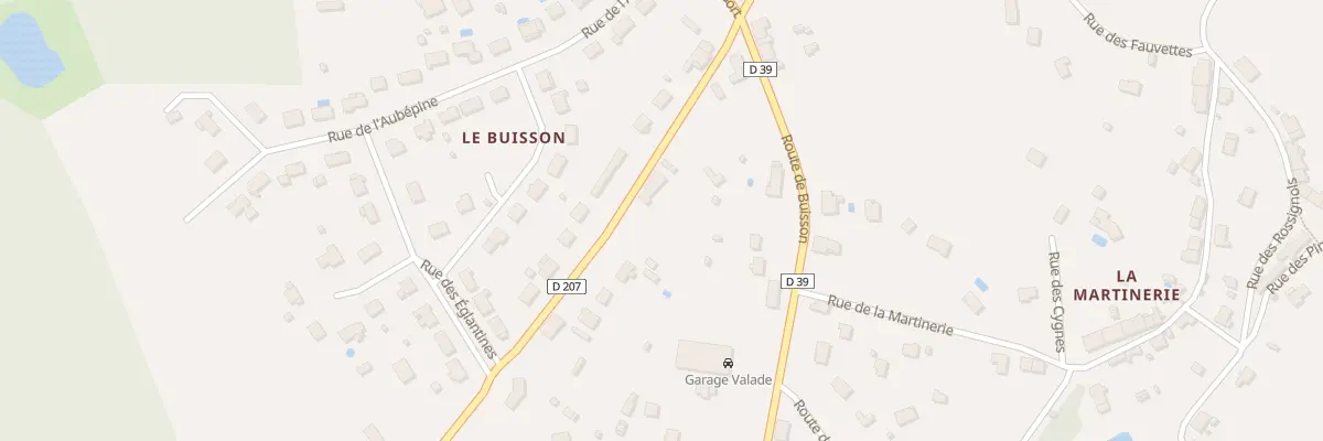 Plan du 5402 Le Buisson à Saint-Priest-Taurion