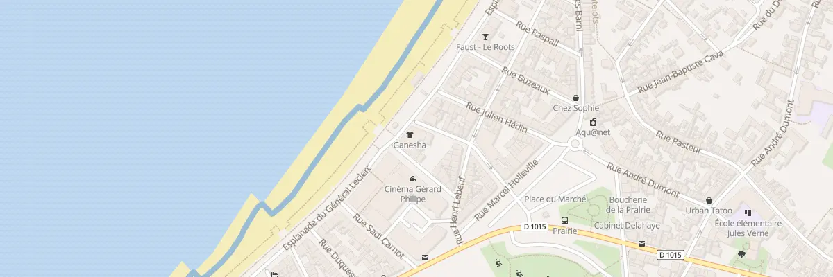 Plan du 9001 Rue Maurice Dupont à Mers-les-Bains