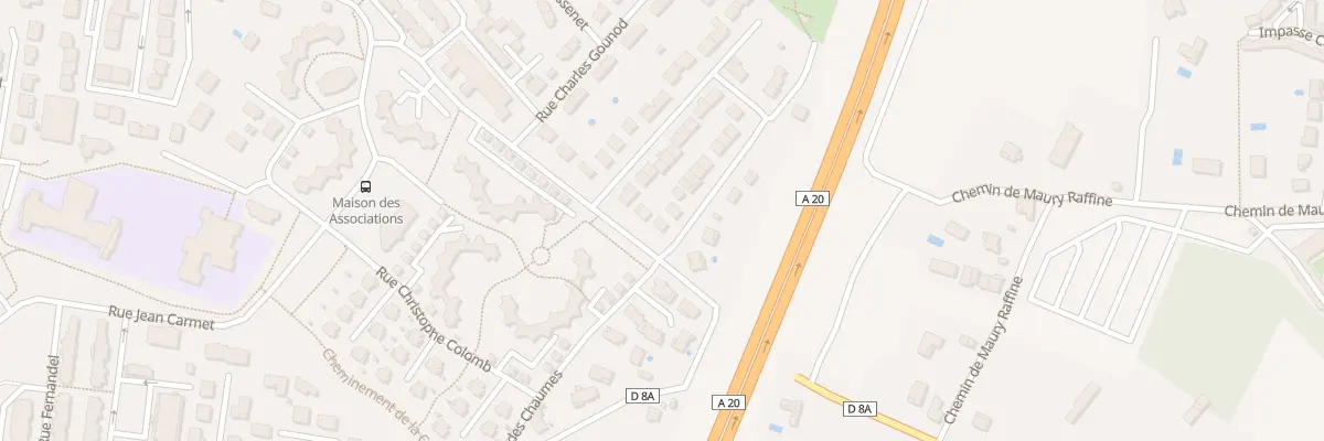 Plan du 1383 Rue Marcel Guerret à Montauban