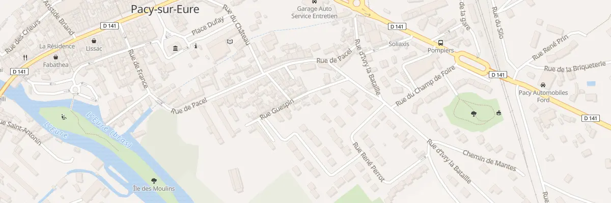 Plan du 32 Rue Guespin à Pacy-sur-Eure