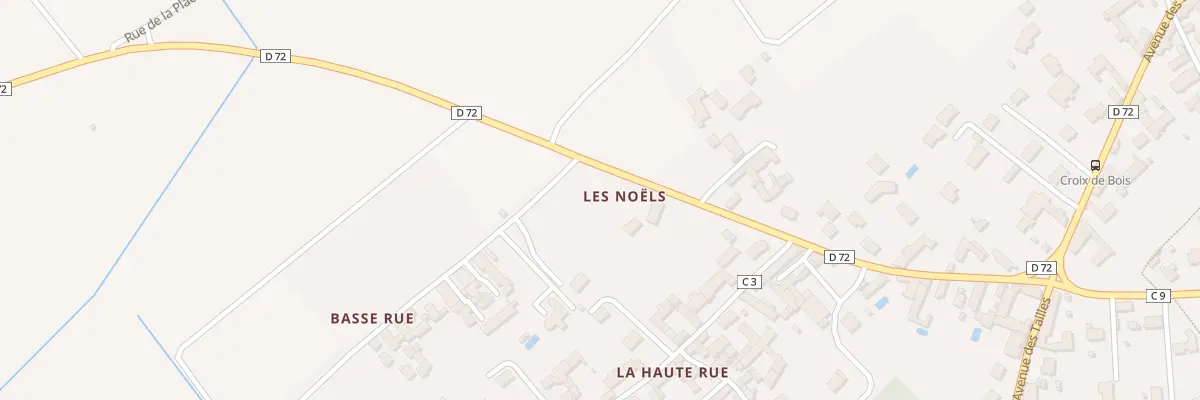 Plan du 1 Rue de la Basse Rue à Vineuil