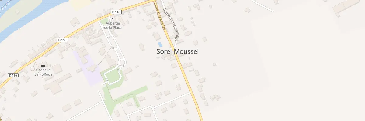 Plan du 13 Rte des Maries à Sorel-Moussel
