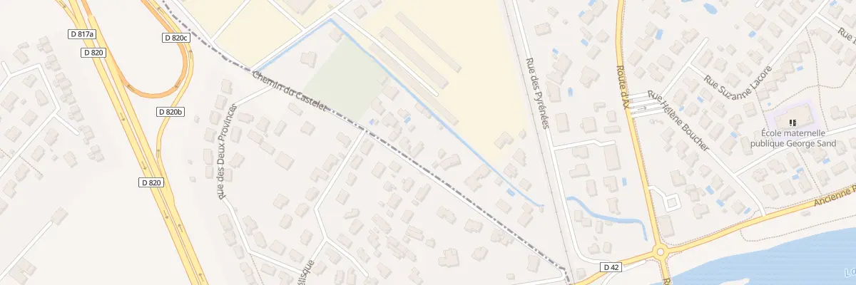 Plan du 12 Che du Castelet à Portet-sur-Garonne
