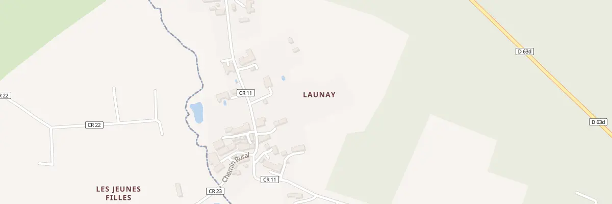 Plan du 8 Launay à Buzançais