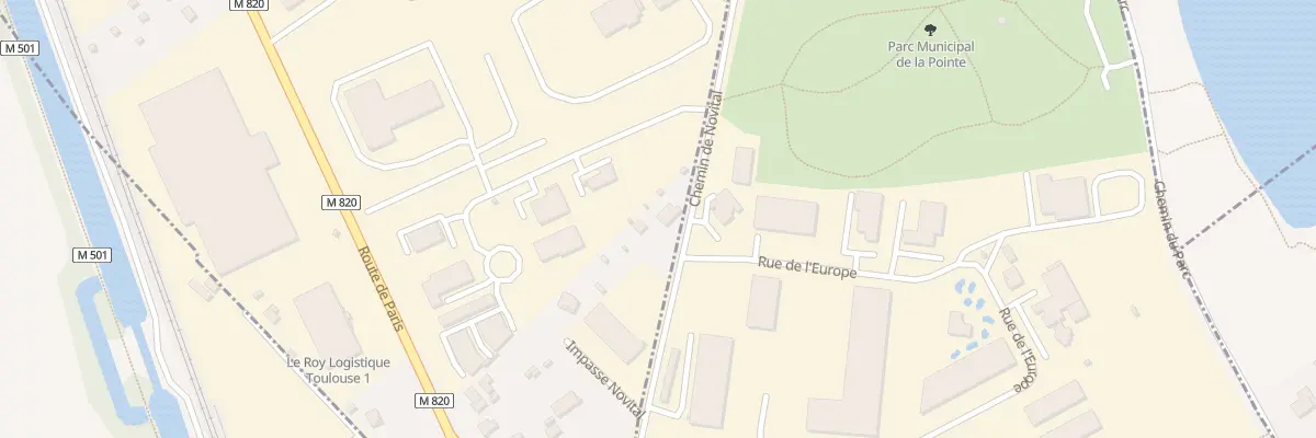 Plan du 18 Che de Novital à Saint-Jory