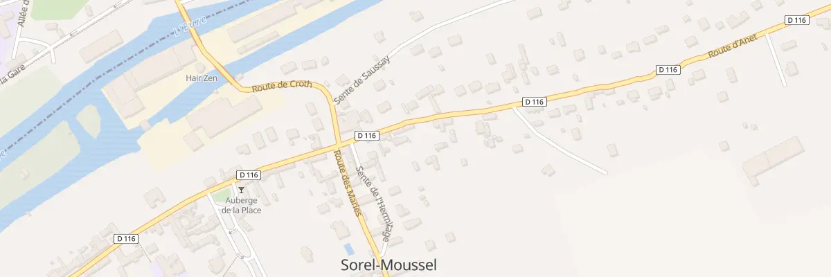 Plan du 12 Rte d’Anet à Sorel-Moussel