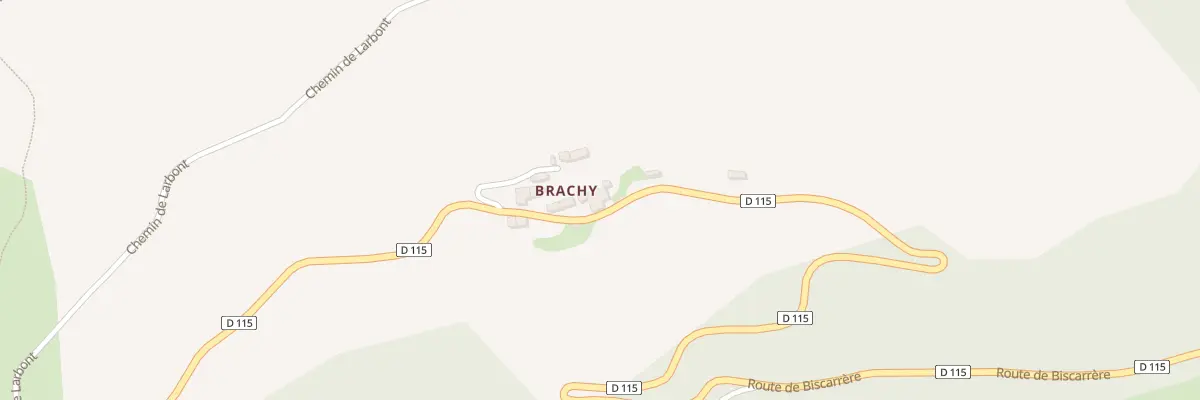Plan du 5117 Brachy à Esplas-de-Sérou