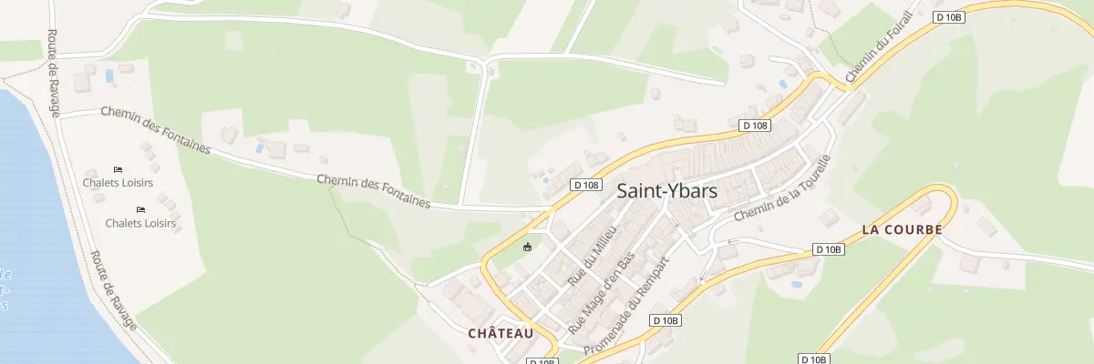 Plan du 2 Prom de Derrière la Ville à Saint-Ybars