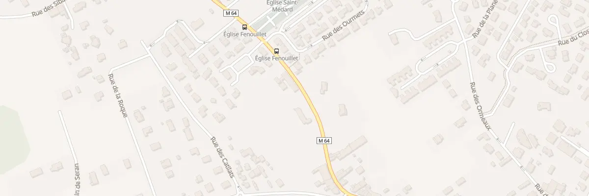 Plan du 25 Rue de l’Église à Fenouillet