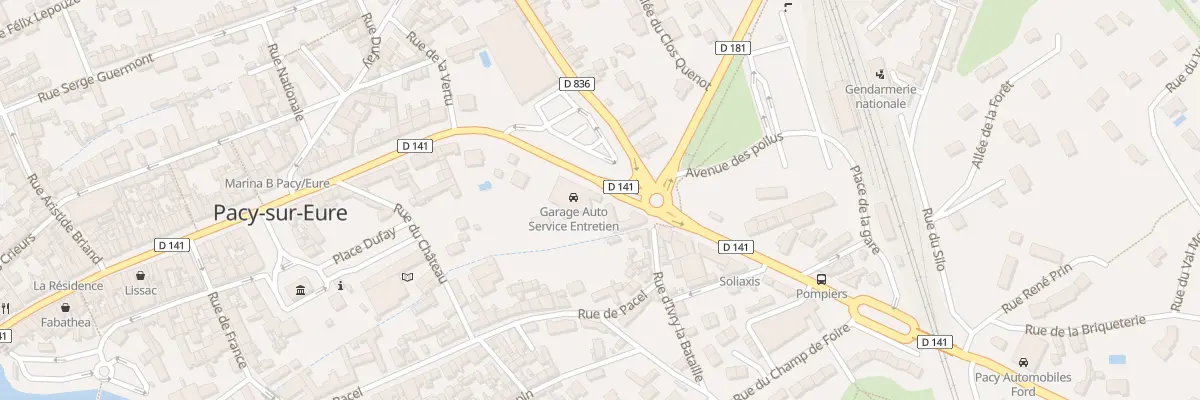 Plan du 94T Rue Edouard Isambard à Pacy-sur-Eure