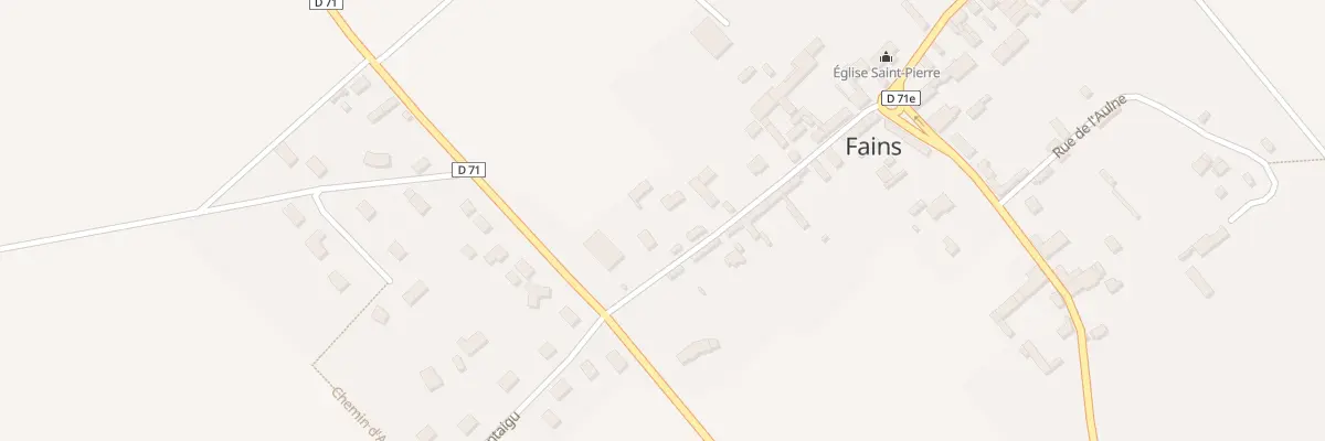 Plan du 16B Rue Louis Duguay à Fains