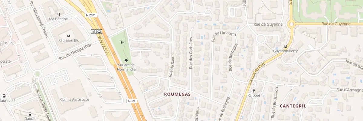 Plan du 8 Rue de Normandie à Blagnac