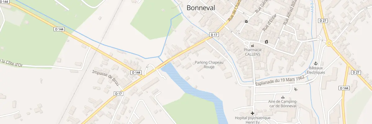 Plan du 17 Rue de la Résistance à Bonneval