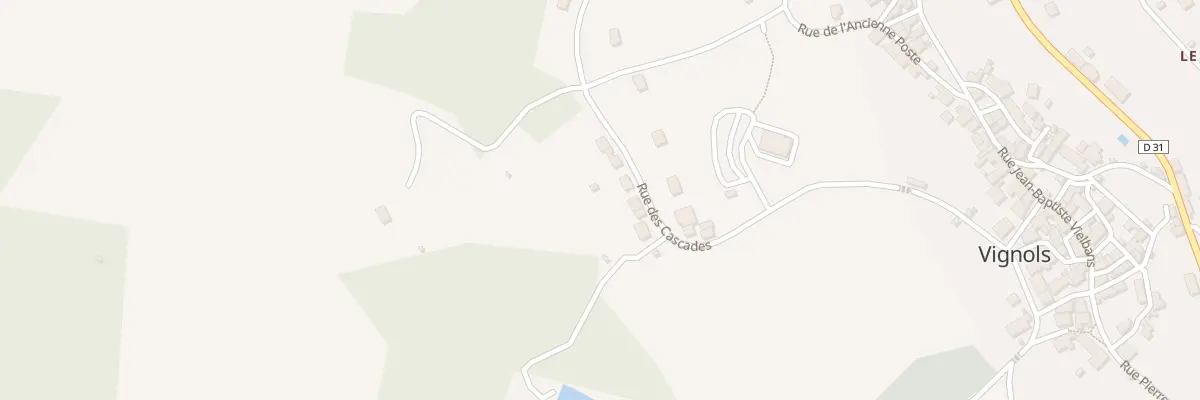 Plan du 15 Rue Des Cascades à Vignols