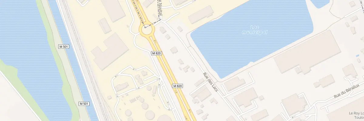 Plan du 101 Rue des Lacs à Lespinasse