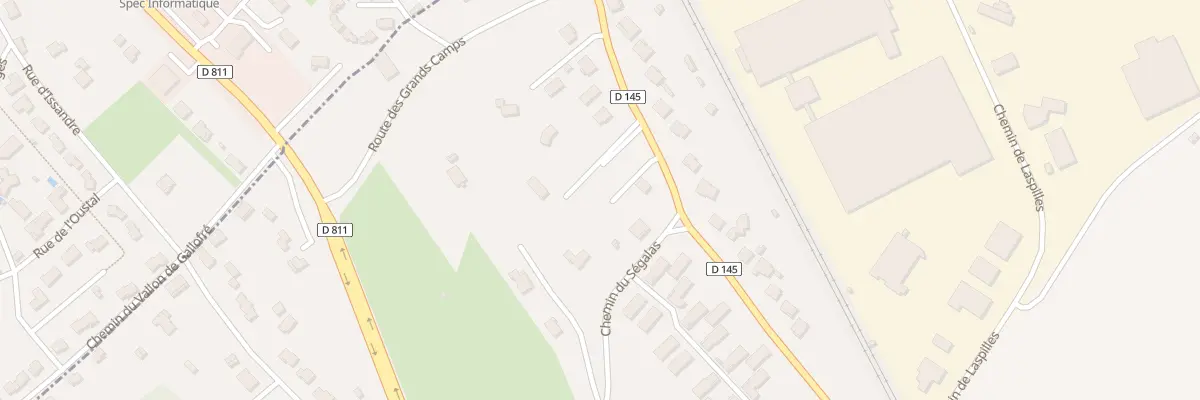 Plan du 977 Rue de l’Ancienne Gare à Mercuès