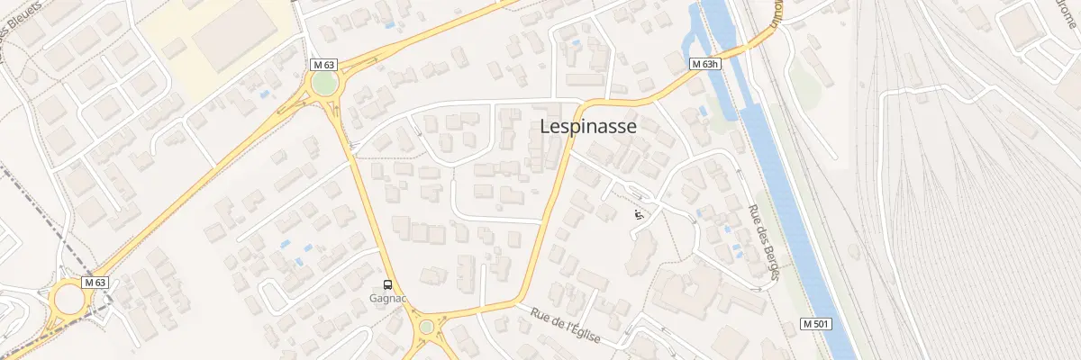 Plan du 4 Rte de Gagnac à Lespinasse