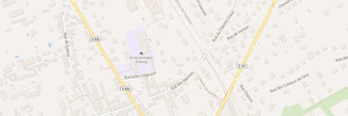 Plan du 2 Rue Jules Coignard à Pacy-sur-Eure