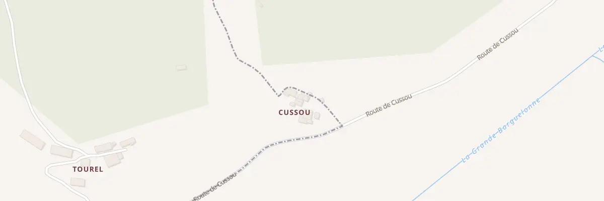 Plan du 5917 Cussou à Castelnau-Montratier
