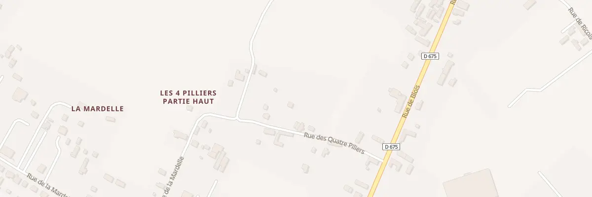 Plan du 18 Rue des Quatre Piliers à Noyers-sur-Cher