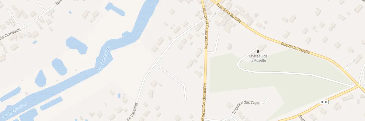 Plan du 11 Rue de la Varenne à Cellettes