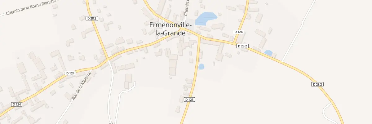 Plan du 4 Rue du Moulin Chu à Ermenonville-la-Grande