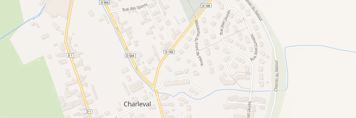 Plan du 5 Res du Pont de Pierre à Charleval