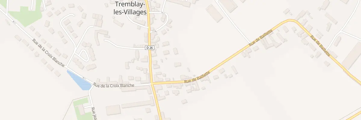 Plan du 1 Rue de Baillette à Tremblay-les-Villages
