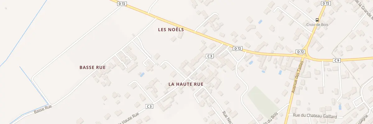 Plan du 97 Rue de la Haute Rue à Vineuil