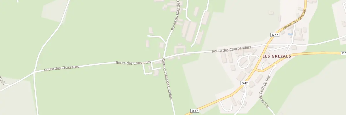 Plan du 275 Rte des Charpentiers à Masclat