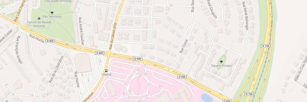 Plan du 8 Rue Montézin à Dreux
