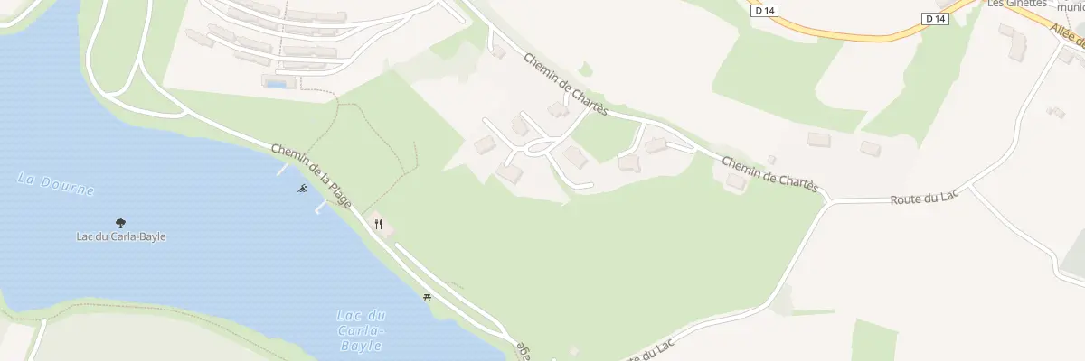 Plan du 10 Lot Les Hauts du Lac à Carla-Bayle