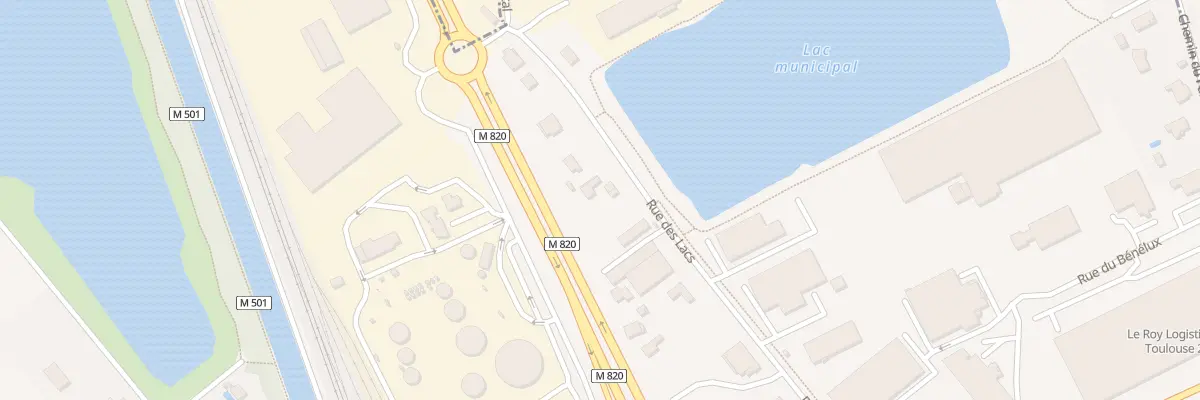 Plan du 99 Rue des Lacs à Lespinasse