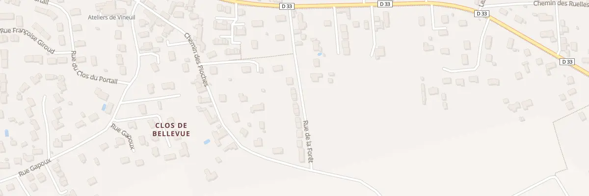 Plan du 8B Rue de la Forêt à Vineuil