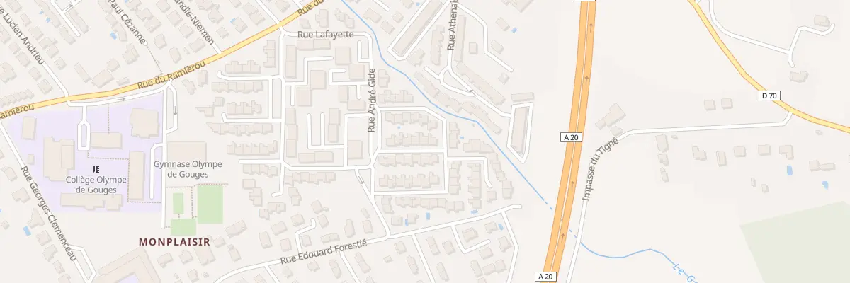 Plan du 9 Rue Mal de Lattre de Tassigny à Montauban
