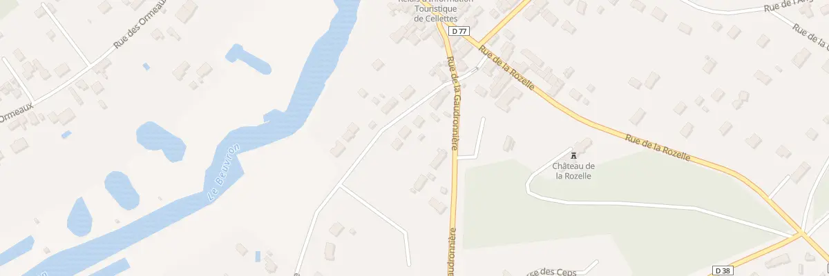 Plan du 7 Rue de la Varenne à Cellettes