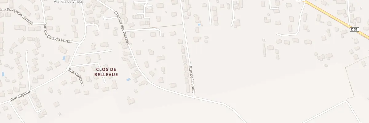 Plan du 10B Rue de la Forêt à Vineuil